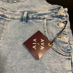 Ava & Viv  Light Blue Denim Jean short overalls NWT Photo 1