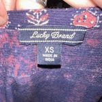 Lucky Brand  XS western boho southwest short sleeve top Photo 2