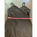 LULUs Black Mini Strappy Classic Ruffle Dress Size Large Stretch LBD Semi Formal Photo 8