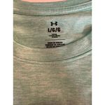 Under Armour  Floral Logo Tee L Mint Green Sporty Soft Performance Top Photo 4