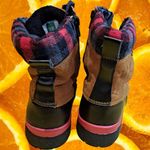 Cougar Totem Lace/Zip Duck Boots with Flannel Tops Size‎ 8 Tan Photo 7