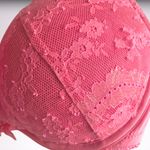 Victoria's Secret NWOT Lace Push-up Bra Pink 32DD Photo 3
