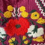 JODIFL  Floral Embroidered Magenta Mini Dress Large Photo 2