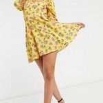 John Zack Cutout Neck Skater Floral Mini Dress Photo 0