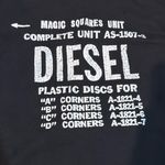 Diesel  Authentic Women’s Medium Black Logo Pullover 100% cotton Sweatshirt Magic Photo 1