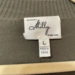 Milly  Green Knit Oversized Button Front Cardigan Sweater Womens L Dark Academia Photo 3