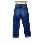 Revice Denim Patchwork Jeans Womens Size 25 High Rise Straight Leg Blue Photo 3