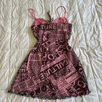 Urban Outfitters  Pink Graphic Dress Photo 4