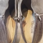 NWOT Michael Kors suede & snake skin booties Gray Size 9 Photo 4