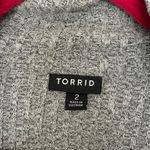 Torrid Women’s 2 Grey Pullover Half Zip Photo 1