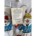 BJ Frog Sweatshirt Men’s Size L Snow Bunnies Print White CrewNeck 80s DEADSTOCK Size L Photo 9