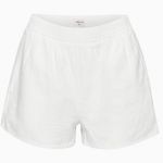 Wilfred Aritzia  Free Pull On Linen Shorts White Size XS 2.5” Inseam Photo 0
