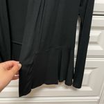 Bar III  Black Ruffled Open Cardigan | XS Photo 1
