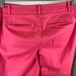 Talbots Petites Pink Cotton Blend Ankle Pants with Lace Up Detail Size 6P Photo 6