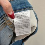 Wrangler  Heritage Crop Raw Step Hem Denim Jeans Blue Size 29 Photo 8