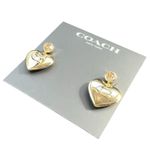Coach  Signature Heart Drop Earrings Photo 3
