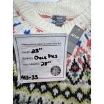 Aerie Women’s ISLE Oversized CozyUp Sweater CREAM MULTICOLOR Size MEDIUM Photo 6