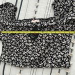 Levi's nwt // Levi’s Yvie statement blouse in black floral Photo 12