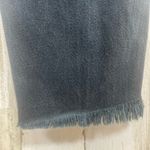 Current/Elliott Current Elliot Dark Grey Black Jeans size 24 Raw Hem Mid Rise Straight Leg Denim Photo 8