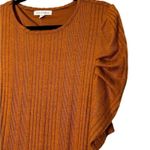 Bailey blue  Terracotta Knit Puff Sleeve Dress Photo 5