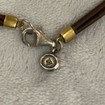 Silpada Sterling Silver 925 & Brass Beads Treasured Trinkets Necklace Leather Photo 5