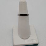 CS Titanium Ring Silver Size 6 Photo 1