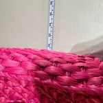 barney's new york NWT Barney’s NY Pink Straw Beaded Handle Tote Bag Photo 8