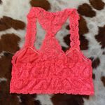 Signature 8  hot pink/coral lace bralette Photo 4