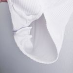 Free People  Cozy Up With Me Knit Rushed Long Sleeve Ribbed Bodysuit Photo 5