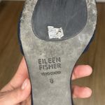 Eileen Fisher Women’s 8 Pumps Kitten Heel Ankle Strap Navy Blue Dressy Leather Photo 7