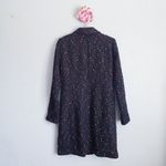 Anthropologie Worth Black Neon Popcorn Tweed Lightweight Wool Coat Photo 9