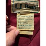 L.L.Bean Vintage Red Burgundy Goose Down Parka Coat removable hood size XL Photo 11