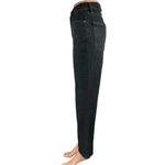 Oak + Fort Black High Waist Straight Wide Leg Trousers Denim Jeans Pants Size 26 Photo 1
