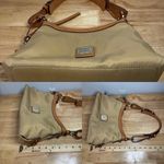 Dooney & Bourke Hobo East/West Mini Slouch Tan & Leather Photo 15