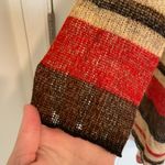 One World EUC  women’s orange tan brown knit drapey lightweight cardigan‎ sweater Photo 2