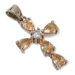 Sterling Silver 925  Cross Pendant Photo 0