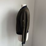 Bagatelle  Olive Bomber Jacket Womens Sz Medium Utility Full Zip Photo 3