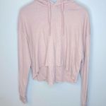 Wild Fable Waffle Knit Blush Pink Cropped Hoodie Size M Photo 0
