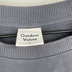 Outdoor Voices Organic Cotton Mushroom Graphic Sweatshirt Size L Photo 2