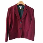 Pendleton Buffalo Check Wool Single Breasted Blazer Size 12 Photo 1