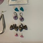 Lot of 8 Fun Costume Earrings Mixed Styles All Wearable Photo 3