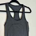 Lululemon  Swiftly Tech Racerback Black & White Striped Tank Top Size 4 Photo 2