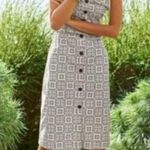 Ann Taylor NWOT Tiled Ruffle Sheath Dress, Size 6 Photo 1