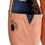 Toms x Meuf Paris Rosie The Riveter Coral Canvas Alpargata Classic Slip Photo 2