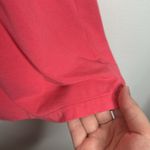 Lilla P Vibrant Coral Tie Waist Short Raglan Sleeve Mini Dress Stretch Jersey M Pink Size M Photo 7