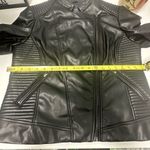 The Limited  Faux Leather jacket PXL  Moto  BIKER Jacket Photo 6