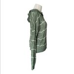 Ultra Flirt NWT Macy’s  Green Open Knit Hooded Pullover | Medium Photo 1