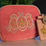 Juicy Couture  Lovers Club Camera Bag Pink Lemonade Terry Crossbody NWT Limited Photo 0