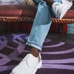 Dr. Martens  27522 White Smooth Leather Oxford Pride Rainbow Shoes NWOB Photo 2