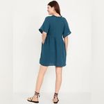 Old Navy  Dress Crinkle Gauze Mini Swing Size NWT XL Petite Photo 2